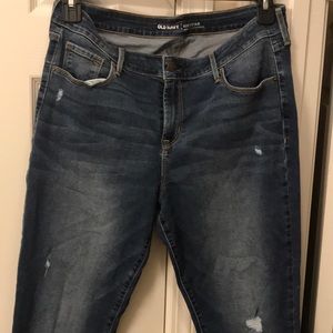 Old navy mid rise jeans. Size 14 regular length